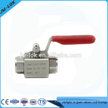 2014 hot sale ss316 3/8 npt valve à bille en Chine